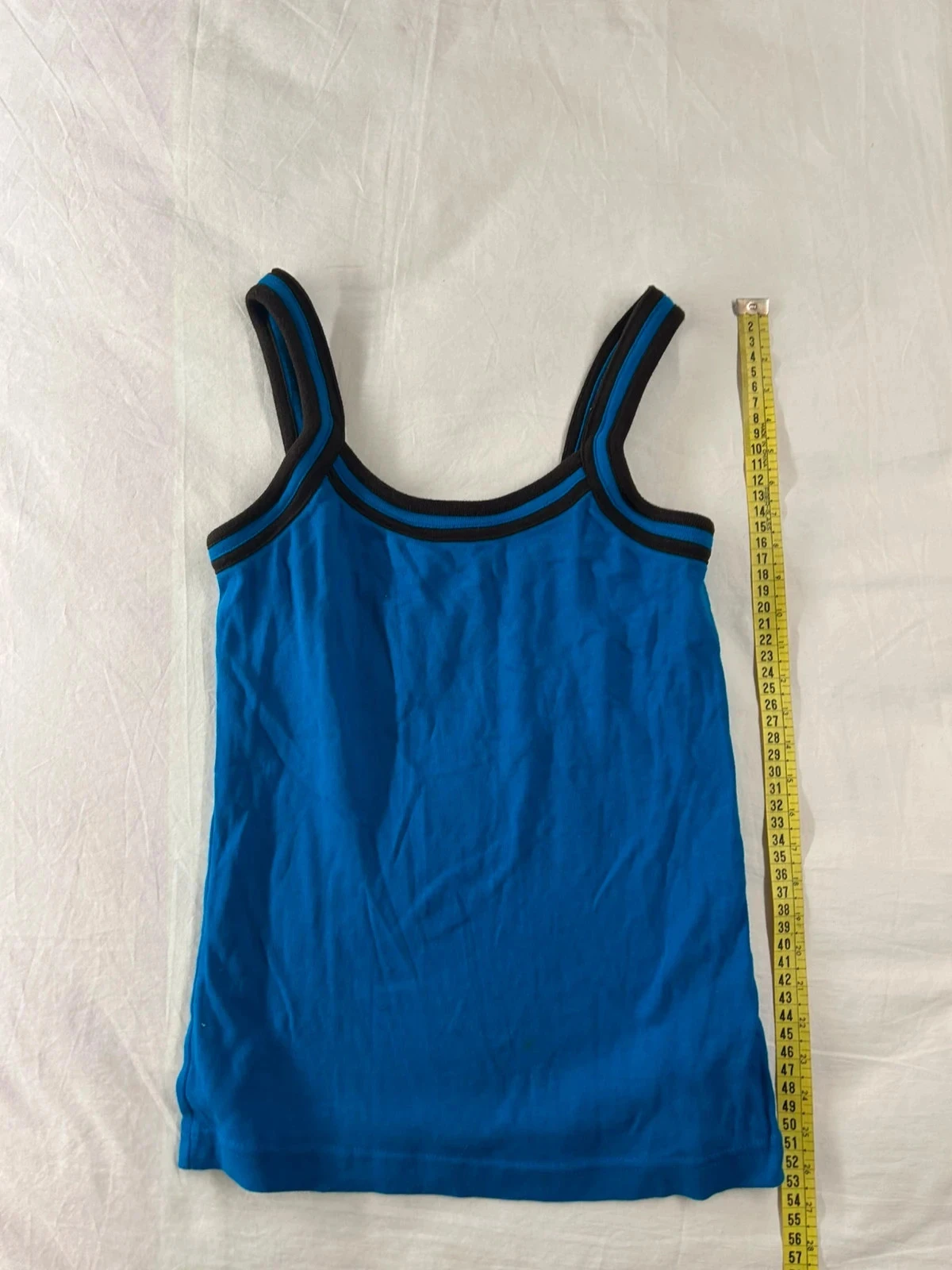 Tank top azul marino vintage estilo retro y2k – photo 2